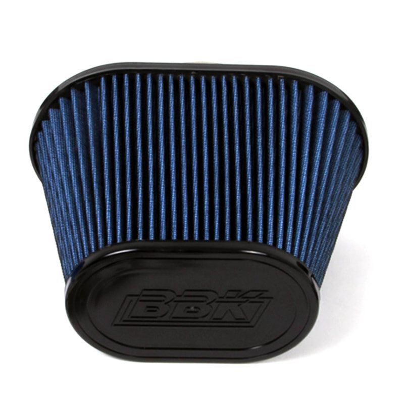 BBK 86-93 Mustang 5.0 Cold Air Intake Kit - Fenderwell Style - Blackout Finish - Corvette Realm