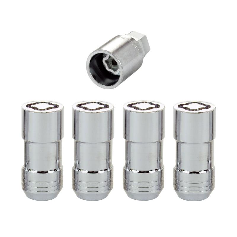 McGard Wheel Lock Nut Set - 4pk. (Cone Seat) M14X1.5 / 21mm & 22mm Dual Hex / 1.965in. L - Chrome - Corvette Realm