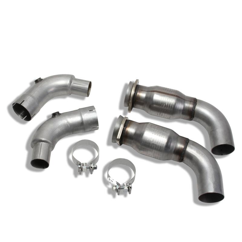 BBK 05-20 Dodge Challenger/Charger 6.1/6.2/6.4L Hemi 3in Catted High Flow Mid Pipe - Corvette Realm