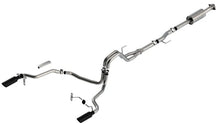 Load image into Gallery viewer, Borla F-150 21-25 2.7L/3.5L 4dr CC SB EC STB Lar/KingR/Plnum/LTD 3/2.25 SRE Cat-Back Exhaust S-Type Black Chrome Tips