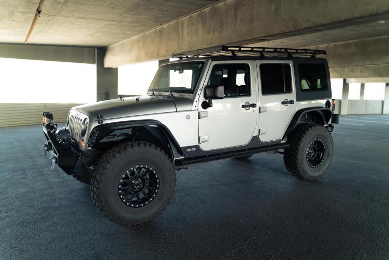 DV8 Offroad 07-18 Jeep Wrangler JK Slim Fender Flares - Corvette Realm