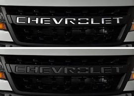 Putco 19-20 Chevy Silverado LD - Grille Letters - Stainless Steel Chevrolet Letters