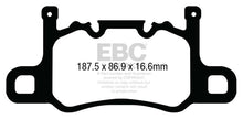 Load image into Gallery viewer, EBC 13-15 Porsche 911 (991) (Cast Iron Rotor only) 3.8 GT3 Yellowstuff Rear Brake Pads - Corvette Realm