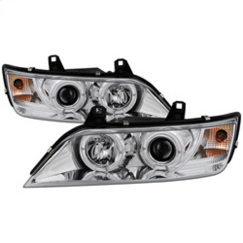 Spyder BMW Z3 96-02 Projector Headlights LED Halo Chrome High H1 Low H1 PRO-YD-BMWZ396-HL-C - Corvette Realm