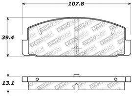 StopTech Performance 89-95 Mazda RX7 / 03-05 Mazda 6 Rear Brake Pads - Corvette Realm