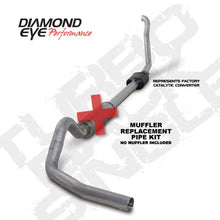 Load image into Gallery viewer, Diamond Eye KIT 4in MFLR RPLCMENT PIPE TB SGL ALUM 94-97 5 7 3L F250/F350 PWRSTROKE NFS W CARB STDS - Corvette Realm