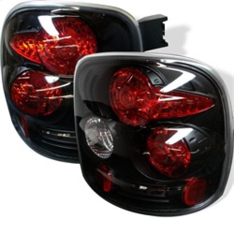 Spyder Chevy Silverado Stepside 99-04 Euro Style Tail Lights Black ALT-YD-CS99STS-BK - Corvette Realm