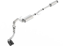 Load image into Gallery viewer, Borla 15-20 F-150 2.7L/ 3.5L EcoBoost/ 5.0L V8 4in. Tip Side Exit S-type Exhaust Black Chrome