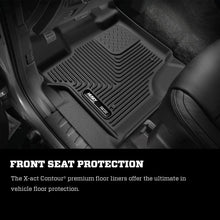 Load image into Gallery viewer, Husky Liners 21-23 Ford F-150 CC SC / 2017 F-250 SD CC X-Act Contour Rear Floor Liners - Black - Corvette Realm