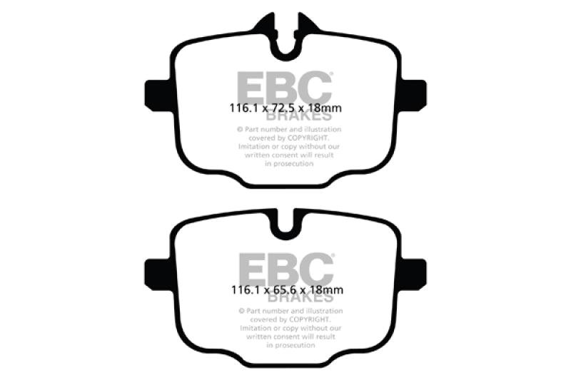 EBC 2021+ BMW M3/M4 3.0TT (G80/G82/G83) Yellowstuff Rear Brake Pads - Corvette Realm