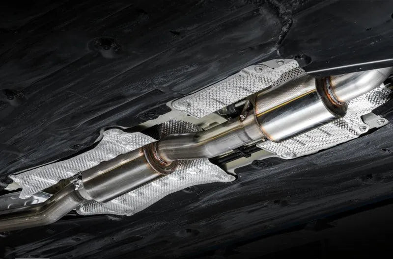 AWE Tuning 2017+ Honda Civic Type R Touring Edition Exhaust w/Front & Mid Pipe - Diamond Blk Tips - Corvette Realm