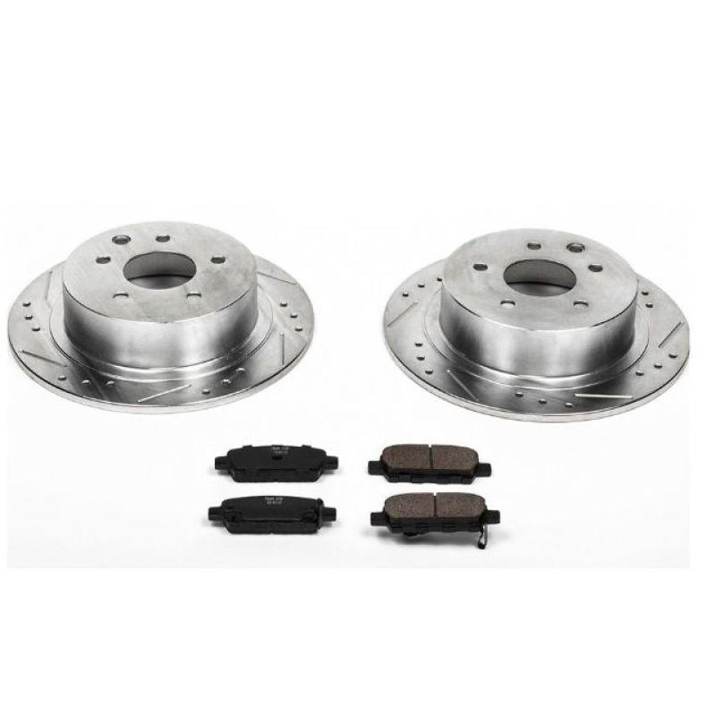 Power Stop 02-06 Nissan Altima Rear Z23 Evolution Sport Brake Kit - Corvette Realm