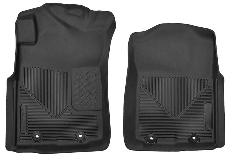 Husky Liners 12-14 Toyota Tacoma Pickup(Crew / Ext / Std Cab) X-Act Contour Black Front Floor Liners - Corvette Realm