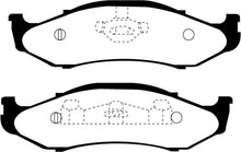 Load image into Gallery viewer, EBC 97-99 Jeep Cherokee 2.5 82mm High Rotors Yellowstuff Front Brake Pads - Corvette Realm