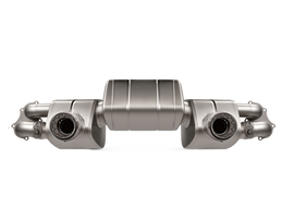 Akrapovic 2020+ Porsche Cayman GT4 (718) Slip-On Line (Option 2) w/Black Coated Titanium Tips