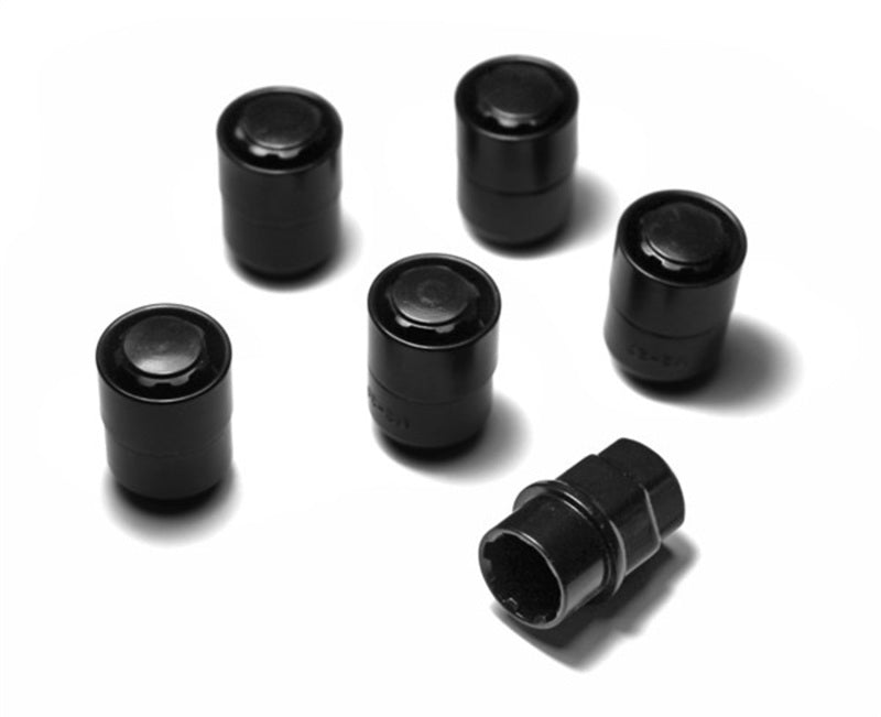 Rugged Ridge Five Piece Wheel Lock Set 1/2 -20 Thread Black