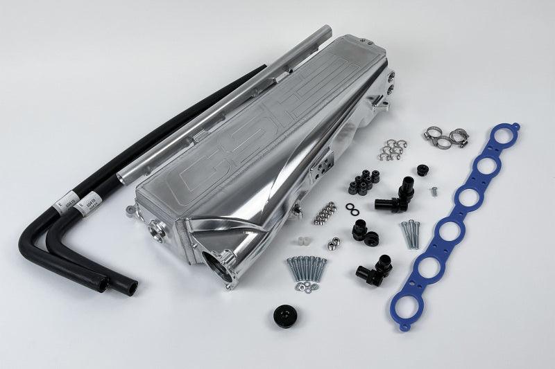 CSF Gen 2 B58 Race X Charge-Air-Cooler Manifold - Raw Billet Aluminum Finish - Corvette Realm