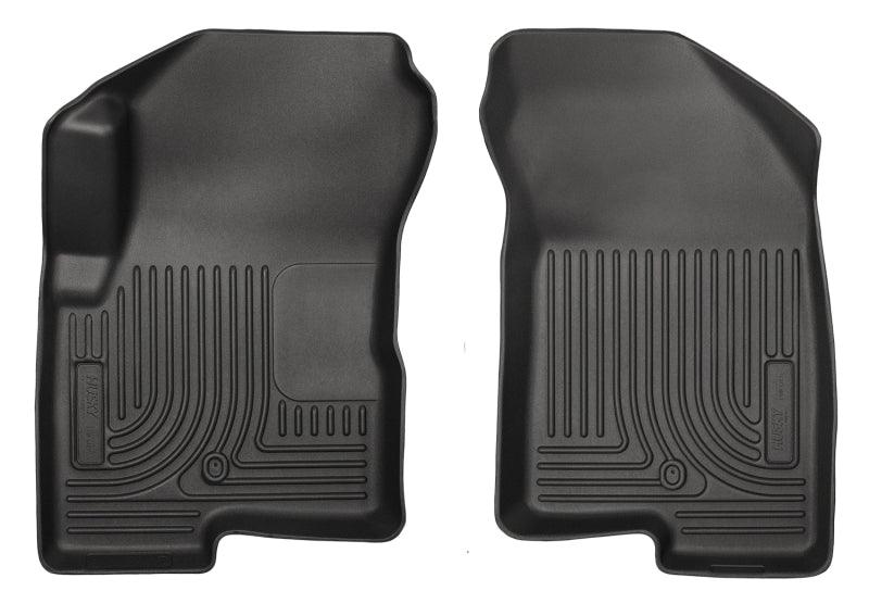 Husky Liners 07-12 Dodge Caliber / 07-12 Jeep Compass WeatherBeater Front Row Black Floor Liners - Corvette Realm