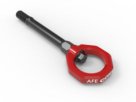 aFe CONTROL Corvette C8 Front Tow Hook Red