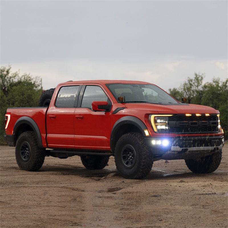 Rigid Industries 2021+ Ford Raptor Triple Fog Lights Kit - Corvette Realm