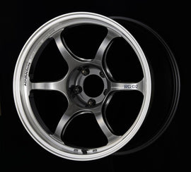 Advan RG-D2 17x8.5 +31 5-114.3 Machining & Racing Hyper Black Wheel - Corvette Realm