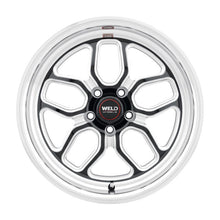 Load image into Gallery viewer, Weld S107 17X11 Laguna 5X127 ET-44 BS4.25 Gloss Black MIL Dia 78.1 - Corvette Realm