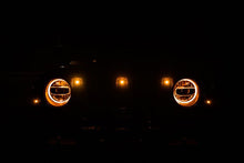 Load image into Gallery viewer, DV8 Offroad 2018+ Jeep JL Grill Amber Marker Lights - Corvette Realm