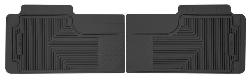 Husky Liners 80-12 Ford F-150/00-05 Ford Excursion Heavy Duty Black 2nd Row Floor Mats - Corvette Realm