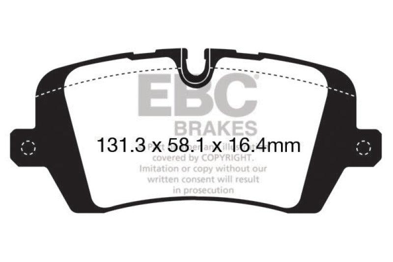 EBC 13+ Land Rover Range Rover 3.0 Supercharged Greenstuff Rear Brake Pads - Corvette Realm