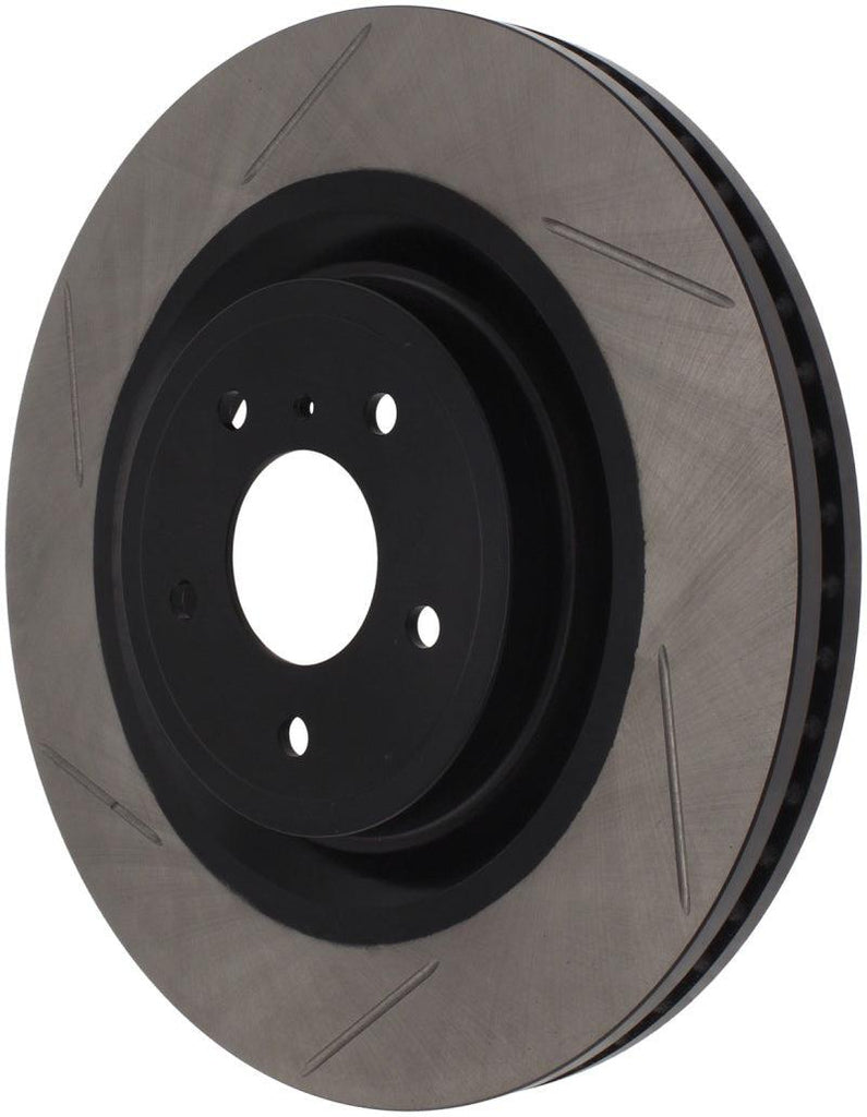 StopTech Power Slot Nissan 370z / Infiniti G37 SportStop Slotted Front Right Rotor - Corvette Realm