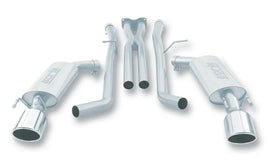 Borla 05-06 Pontiac GTO Coupe 2dr 6.0L 8cyl AT/MT 4spd/6spd RWD SS Cat-Back Exhaust w/ X Merge Pipe