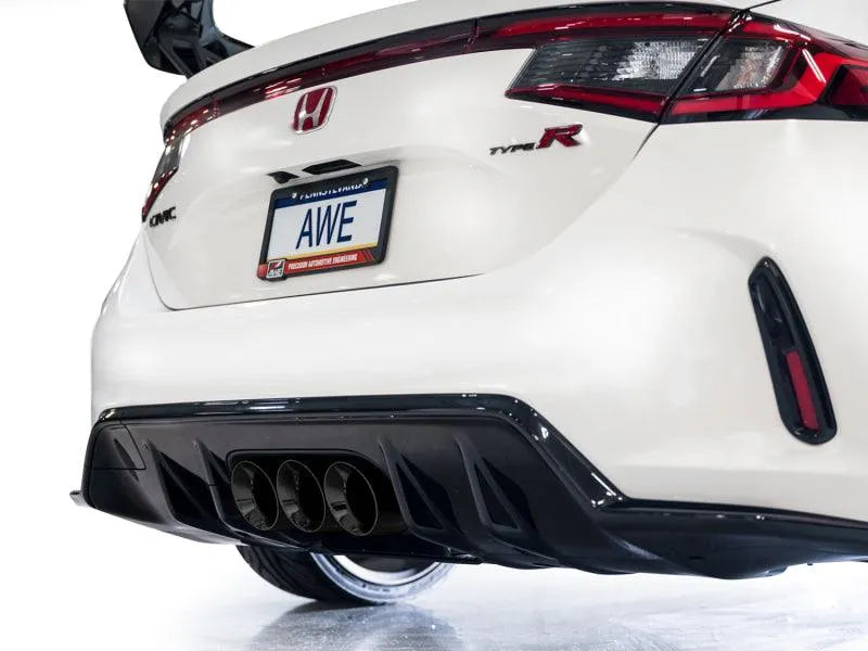 AWE Tuning 2023 Honda Civic Type R FL5 Track Edition Exhaust w/ Triple Diamond Black Tips - Corvette Realm