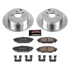 Power Stop 16-18 Subaru Crosstrek Rear Z23 Evolution Sport Brake Kit - Corvette Realm