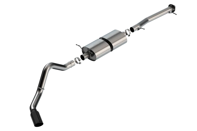 Borla 20-25 Chevrolet/GMC Silverado / Sierra 6.6L T-304 SS Cat-Back S-Type Exhaust - Brushed