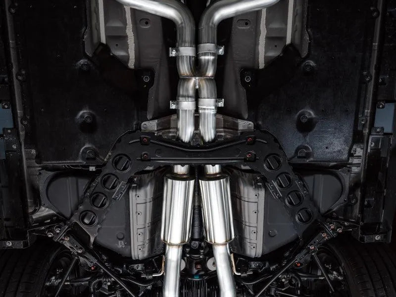 AWE 2023 Nissan Z RZ34 RWD Touring Edition Catback Exhaust System w/ Chrome Silver Tips - Corvette Realm