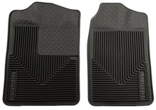 Load image into Gallery viewer, Husky Liners 88-98 Chevy/GMC C/K Series Truck/73-93 Dodge Ram Heavy Duty Black Front Floor Mats - Corvette Realm