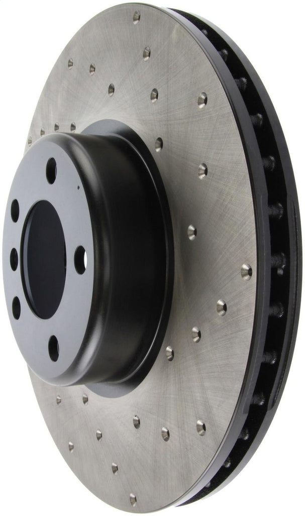 StopTech 12-15 BMW 335i Drilled Left Front Rotor - Corvette Realm