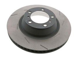 SHW 11-16 Porsche Panamera 4 3.6L w/o Ceramic Brakes Left Rear Slotted MB Brake Rotor (971615601P) - Corvette Realm