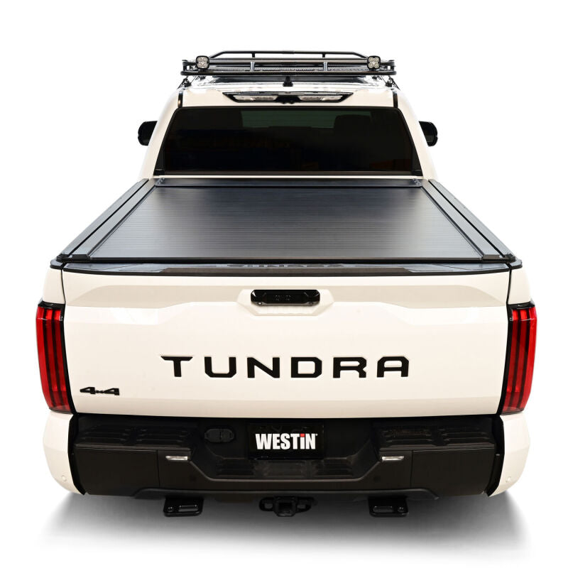 Westin Manual Retractable Tonneau Cover 22-26 Toyota Tundra 5.5ft Bed Black