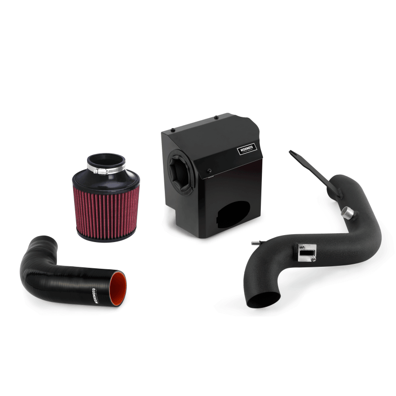 Mishimoto 14-15 Ford Fiesta ST 1.6L Performance Air Intake Kit - Wrinkle Black - Corvette Realm