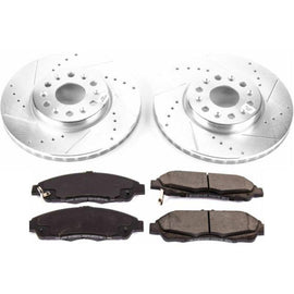 Power Stop 17-18 GMC Acadia Front Z23 Evolution Sport Brake Kit - Corvette Realm