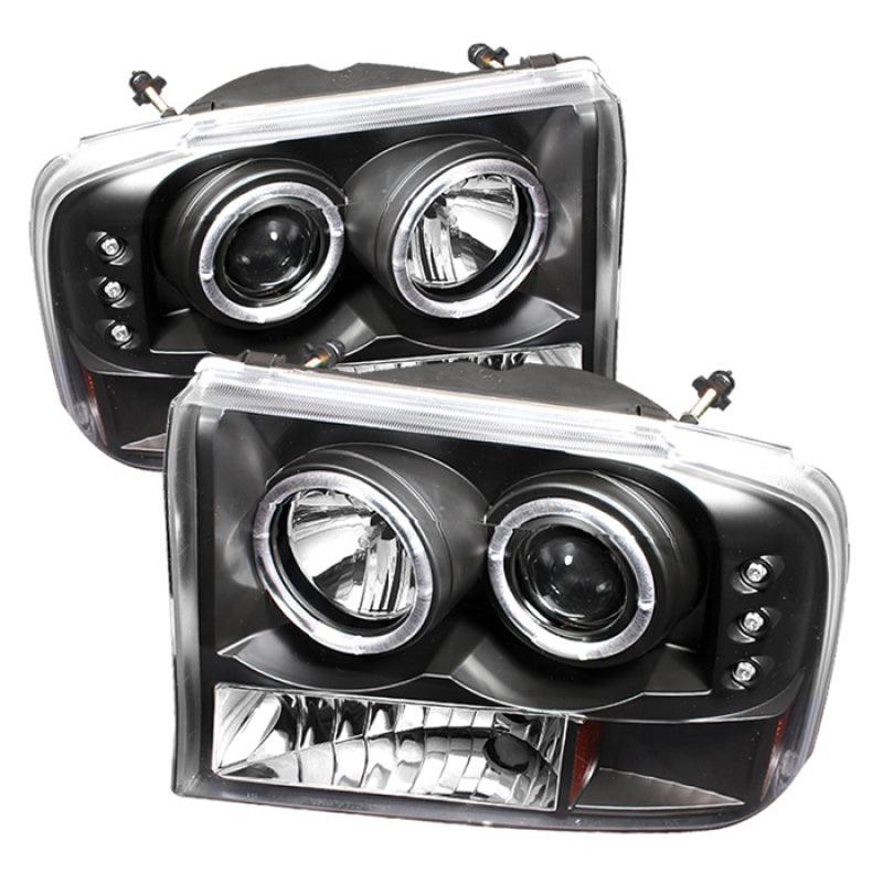 Spyder Ford F250 Super Duty 99-04 Projector Version 2 LED Halo LED Blk PRO-YD-FF25099-1P-G2-BK - Corvette Realm