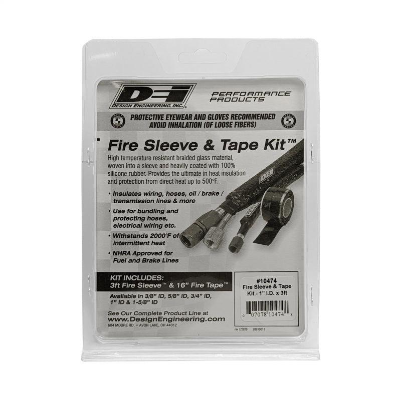 DEI Fire Sleeve and Tape Kit 1in I.D. x 3ft - Corvette Realm