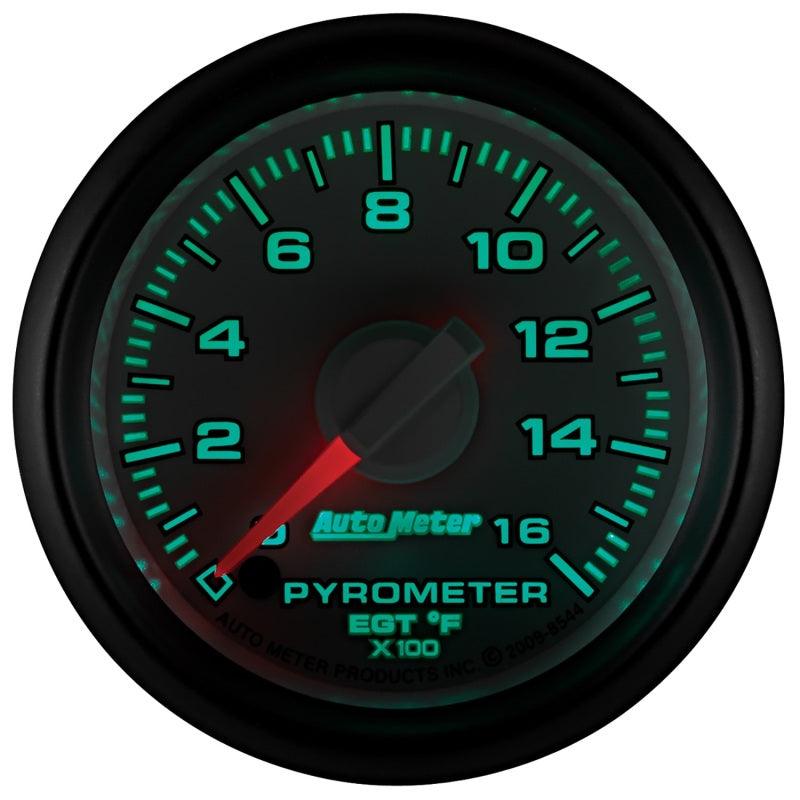 Autometer Factory Match 52.4mm Full Sweep Electronic 0-1600 Deg F EGT/Pyrometer Gauge - Corvette Realm