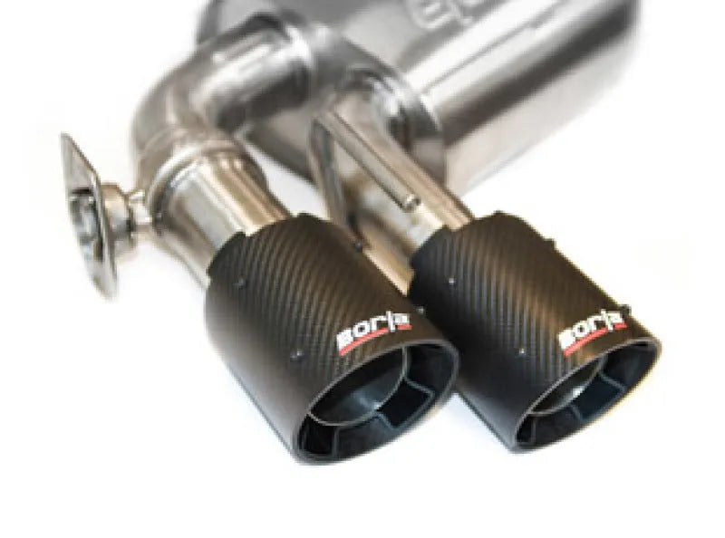 Borla 17-24 Chevrolet Camaro ZL1 6.2L V8 S Type Catback Exhaust w/ Dual Mode Valves CF Black Anod