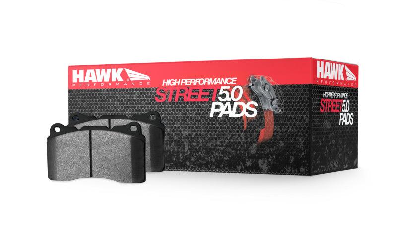 Hawk 2010-2013 Chevy Corvette Grand Sport (One-Piece Pads) High Perf. Street 5.0 Front Brake Pads - Corvette Realm