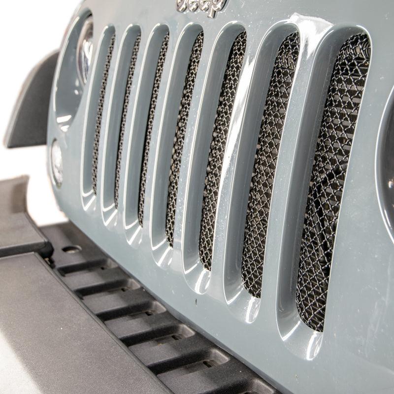 DV8 Offroad 2007-2018 Jeep JK Black Mesh Grille - Corvette Realm