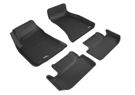 3D MAXpider 2015-2023 Dodge Challenger Rwd Kagu 1st & 2nd Row Floor Mats - Black