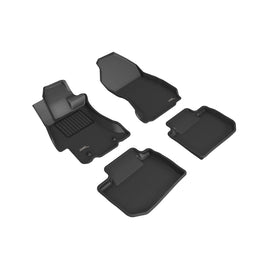 3D MAXpider 2012-2017 Subaru Impreza WRX/XV Crosstrek Kagu 1st & 2nd Row Floor Mats - Black