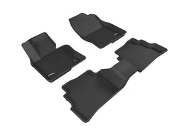 3D MAXpider 2017-2020 Mazda CX5 Kagu 1st & 2nd Row Floor Mats - Black